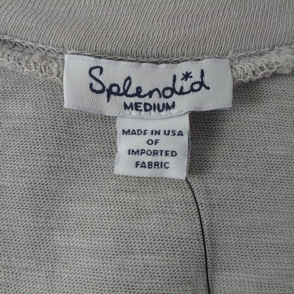 Splendid Anthropologie Women's long Sleeve Blue/Bleu Blouse/Shirt Sz. M (New) - Picture 7 of 9